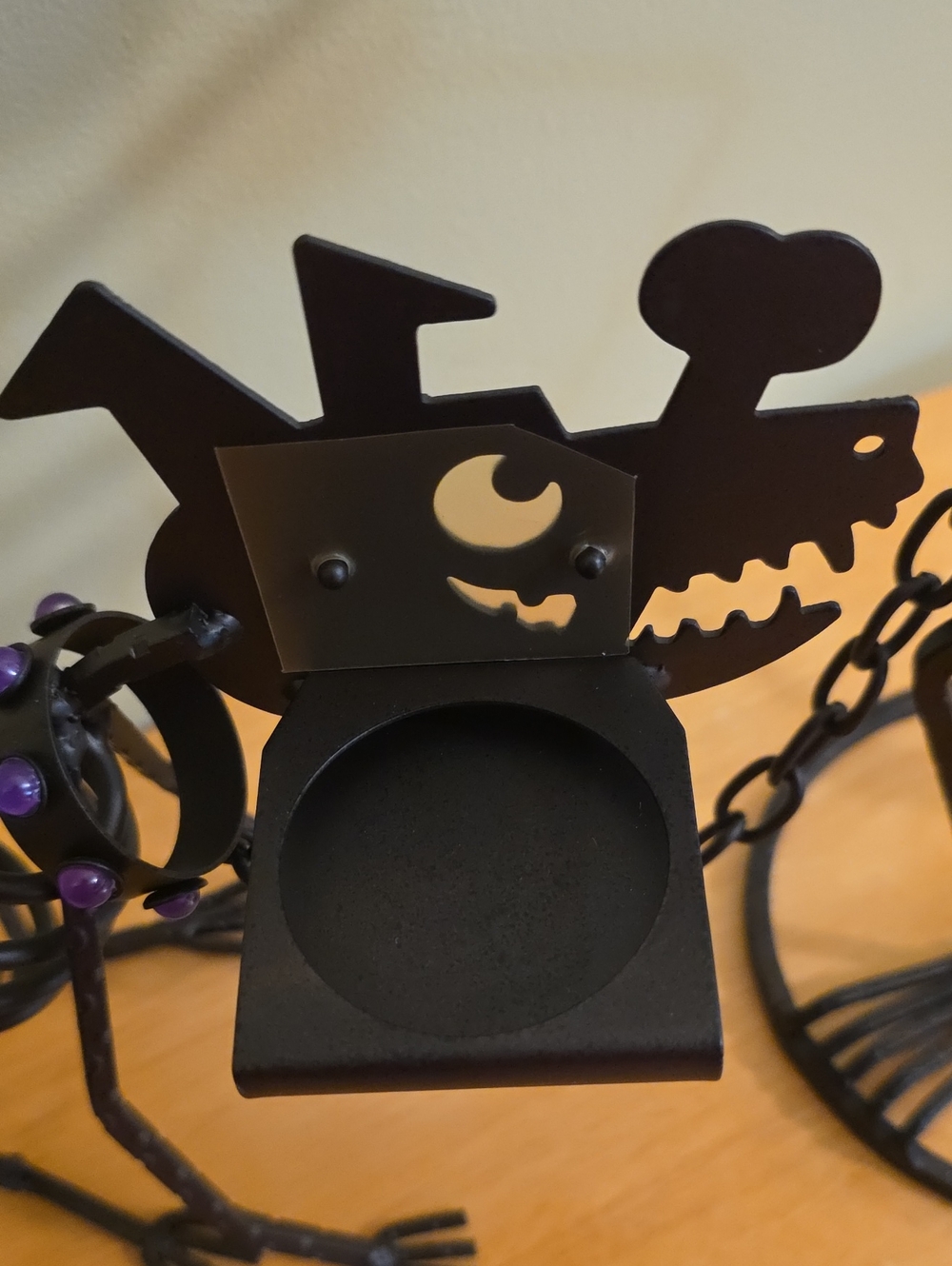 Vintage PartyLite Sticks the Dog & Mr. Bones Halloween Skeleton Candle Holders - Picture 10 of 10